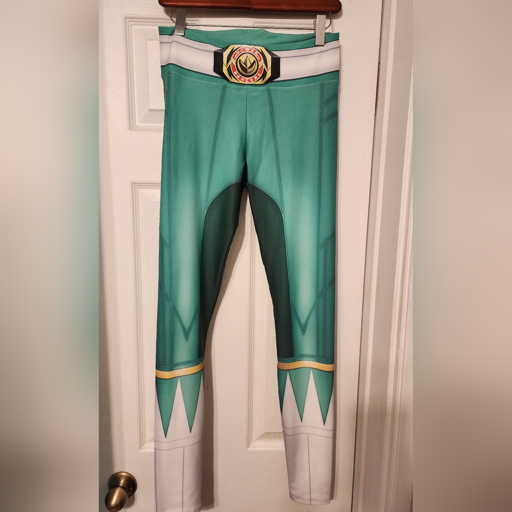 Green Power Ranger leggings size medium